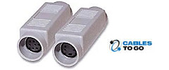 8-Pin Mini-Din Gender Changers