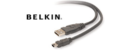 USB A to 4-Pin Mini-USB B Cables