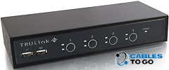DVI-USB KVM+Audio Switches