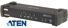 CubiQ Dual-Link DVI+Audio KVM Switches