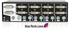 Dual-Monitor DVI-PS/2 KVM Switches
