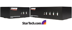 Dual-Monitor DVI-USB KVMA/KVMP Switches