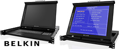 OmniView Dual-Rail LCD Rack Consoles