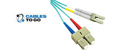 LC/SC 10Gb Duplex 50/125 Multimode Fiber Patch Cables