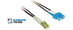 LC/SC Duplex 50/125 Multimode Fiber Patch Cables