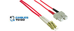 LC/SC Duplex 62.5/125 Multimode Fiber Patch Cables