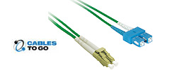 LC/SC Duplex 9/125 Single-Mode Fiber Patch Cables