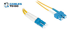 LC/SC LSZH Duplex 9/125 Single-Mode Fiber Patch Cables