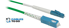 LC/SC Plenum 9/125 Simplex Single-Mode Fiber Patch Cables