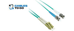 LC/ST 10Gb Duplex 50/125 Multimode Fiber Patch Cables