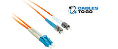 LC/ST LSZH Duplex 9/125 Single-Mode Fiber Patch Cables