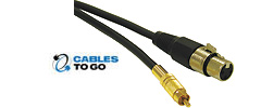Pro-Audio XLR Female to RCA Male Cables