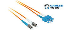 SC/ST Duplex 50/125 Multimode Fiber Patch Cables
