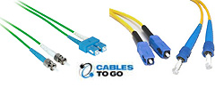 ST/SC Duplex 9/125 Single-Mode Fiber Patch Cables