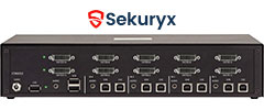 Secure, Multi-Video DVI-I KVM Switches