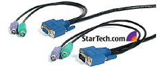 PS/2-VGA Ultra Thin KVM Cables