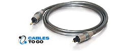 Velocity TOSLINK-to-Optical Mini Plug Cables