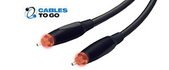 Velocity Illuminated Optical Digital Audio Cables