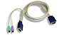 Sylphit Integrated PS/2 KVM Cable, 6-feet