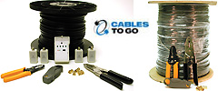 RG6 Dual Shield Coaxial Cable Installation Kits