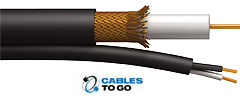 Siamese RG59/U Coax + 18/2 Power Cables