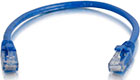 CAT-6a UTP Ethernet Network Patch Cable, 1 Foot - Blue