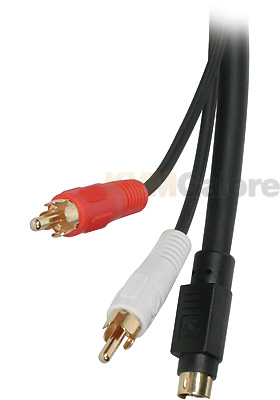 Value Series S-Video/RCA Type Audio Cable, 6-Feet Value Series S-Video/RCA Type Audio Cable, 6-Feet