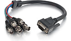 VGA-Male to 5-BNC-Female Adapter-Cable, 1.5 Feet