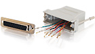 10-Pin RJ45 to DB25 Female Modular Adapter 10-Pin RJ45 to DB25 Female Modular Adapter