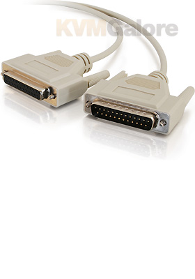 DB25 Male to DB25 Female Null Modem Cable, 25-Feet DB25 Male to DB25 Female Null Modem Cable, 25-Feet