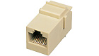 RJ45 (8P8C) Coupler Keystone Insert Module - Ivory