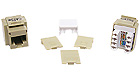 CAT-5e RJ45 Keystone Insert Jack, Ivory