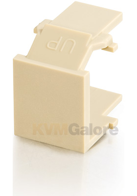 Snap-In Blank Keystone Insert Module, Ivory Snap-In Blank Keystone Insert Module, Ivory
