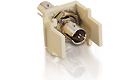 Snap-In ST Fiber F/F Keystone Insert Module, Ivory