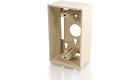 Single Gang Wall Box, Ivory