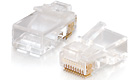 RJ45 10 x 10 Modular Plug for Round Stranded Cable RJ45 10 x 10 Modular Plug for Round Stranded Cable