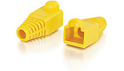 RJ45 Snagless Boot Cover (6.0mm OD) - Yellow, 50-Pack