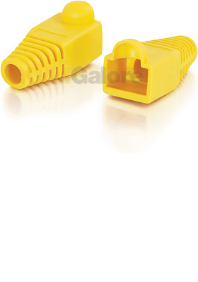 RJ45 Snagless Boot Cover (6.0mm OD) - Yellow, 50-Pack RJ45 Snagless Boot Cover (6.0mm OD) - Yellow, 50-Pack