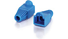 RJ45 Snagless Boot Cover (6.0mm OD) - Blue, 50-Pack