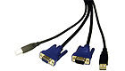 USB 2.0/SXGA KVM Cable, 10-feet USB 2.0/SXGA KVM Cable, 10-feet