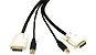 DVI Dual-Link/USB 2.0 KVM Cable, 6-feet