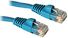 Cat5e 350MHz Snagless Patch Cable Blue, 1-foot