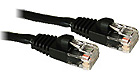 Cat5e 350MHz Snagless Patch Cable Black, 1-foot