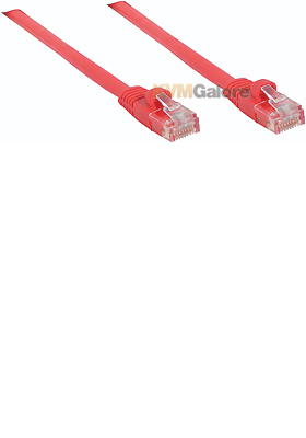 Cat5e 350MHz Snagless Patch Cable Red, 5-feet
