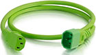 14 AWG Computer Power Extension Cord - Green, 4 Feet