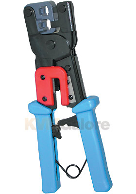 RJ11/RJ45 Crimping Tool with Cable Stripper