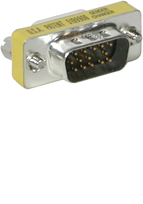 HD15 VGA M/F Mini Port Saver Adapter HD15 VGA M/F Mini Port Saver Adapter