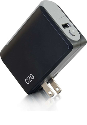 1-Port USB Wall Charger w/ Power Bank, USB-A 1-Port USB Wall Charger w/ Power Bank, USB-A