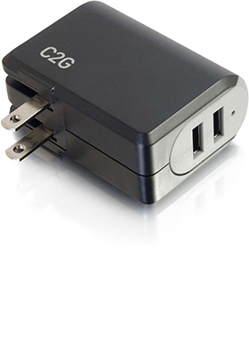 2-Port USB Wall Charger, USB-A