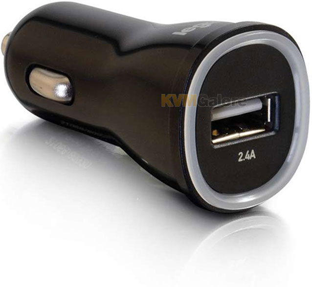 1-Port USB Car Charger, 2.4A Output